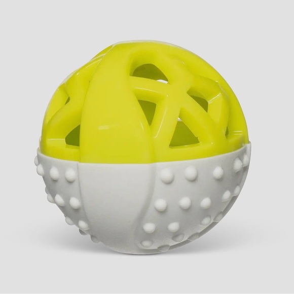 Totally Pooched Catch N' Squeak Dog Ball, Foam Rubber, 3.5" - Picture 2 of 2